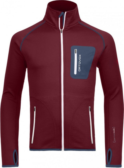 Bluza Merino Fleece Jacket Dark Blood