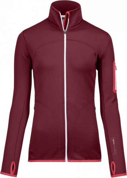 Bluza Merino Fleece Jacket Hot Coral Dama