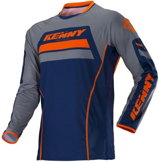 Tricou Titanium Navy Orange S18
