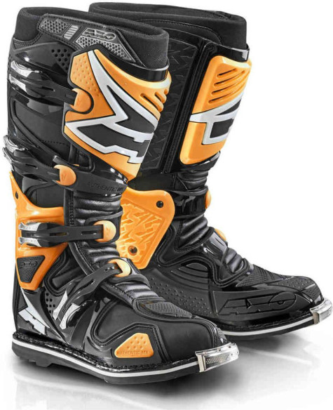 Cizme A2 Cu Balama Black Orange