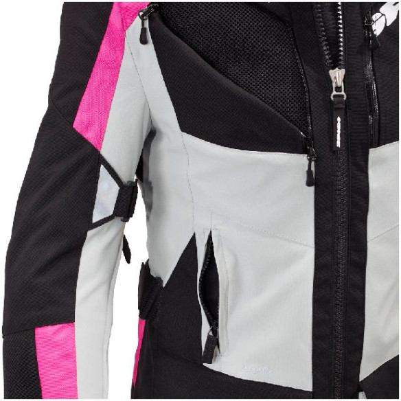 Geaca Moto Textila Dama H2Out 4 Season Black Fuchsia
