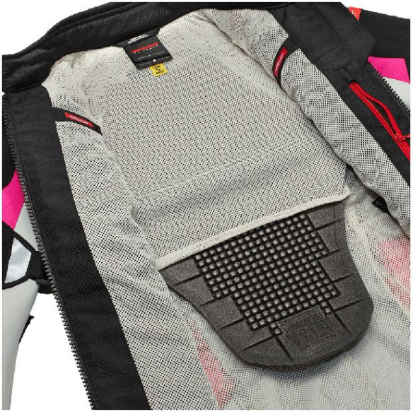 Geaca Moto Textila Dama H2Out 4 Season Black Fuchsia