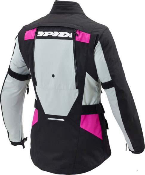 Geaca Moto Textila Dama H2Out 4 Season Black Fuchsia