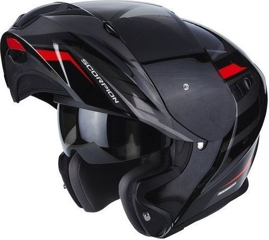 Casca Flip-Up 920 Shuttle - Negru Rosu Mat
