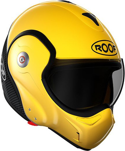 Casca Flip-Up Boxxer Carbon Yellow
