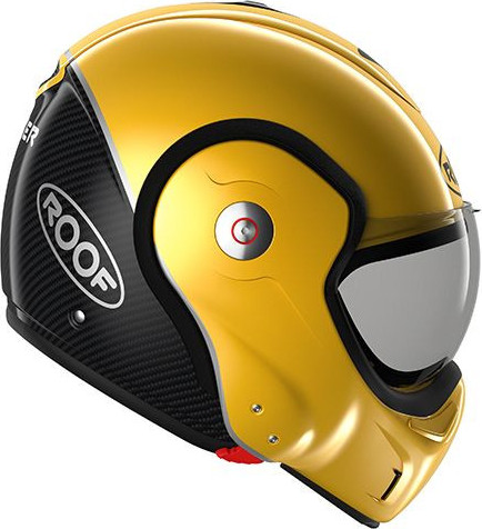 Casca Flip-Up Boxxer Carbon Yellow