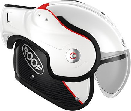 Casca Flip-Up Boxxer Carbon White