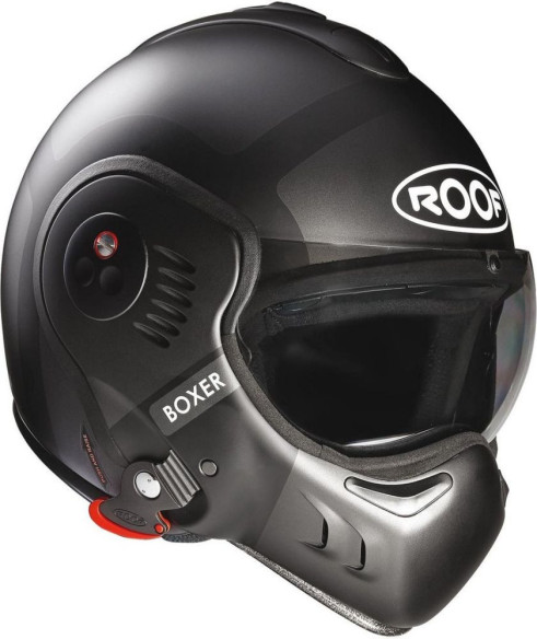 Casca Flip-Up Boxer V8 Bond Matt Titan Black