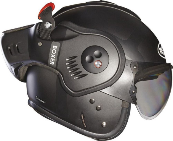 Casca Flip-Up Boxer V8 Bond Matt Titan Black