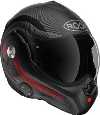 LICHIDARE STOC Casca Flip-Up Desmo Black Red Matt