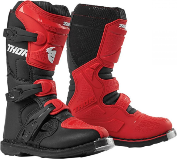 Cizme Enduro Copii Blitz XP Red Black S9
