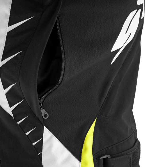 LICHIDARE STOC Geaca Textila Impermeabila Warrior Black White
