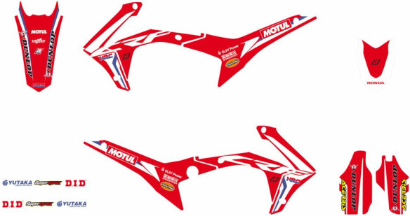 Kit Grafice Team Honda HRC 2017 Husa Sa 8145R17