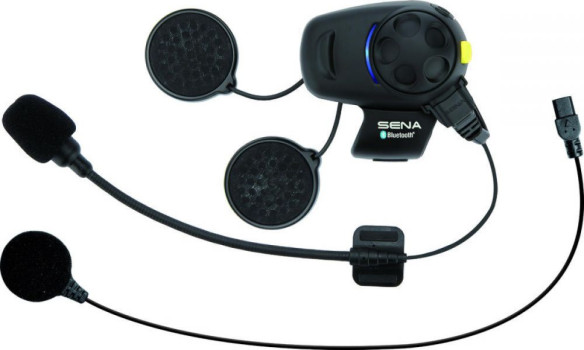 Intercom Moto SMH5 FM Single Bluetooth Microfon Boom Wired Negru