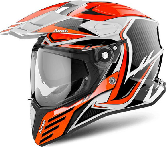 Casca Commander Carbon Orange Gloss