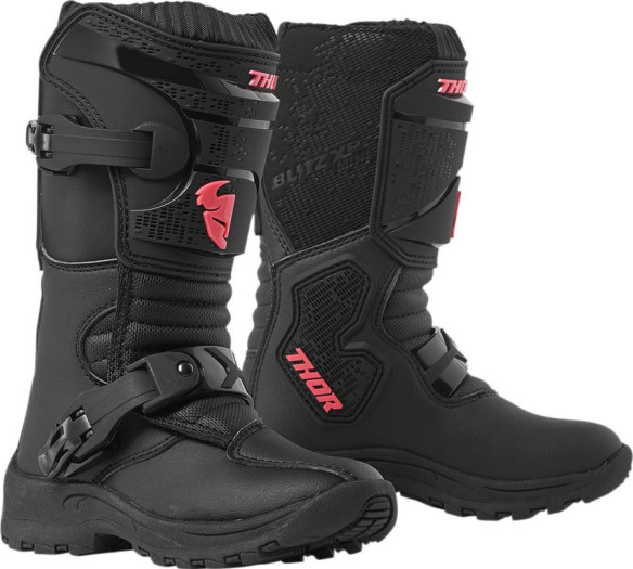 Cizme Enduro Copii Mici Blitz XP Black Pink