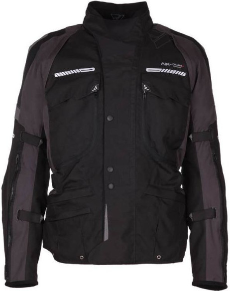 Geaca Moto Westport Textila Impermeabila Black Gray