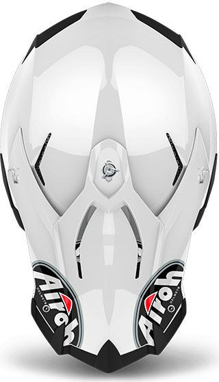 Casca Terminator Open Vision Color White Gloss