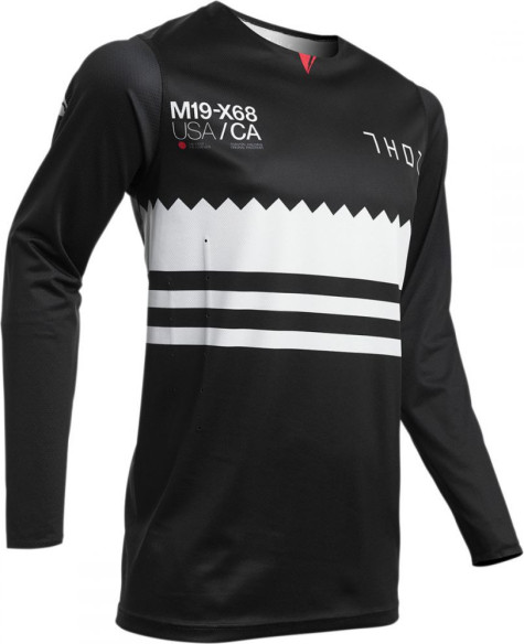 Tricou Prime Pro Baddy S20 Black White
