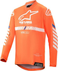 Tricou Copii Tech Racer S20 Orange Blue