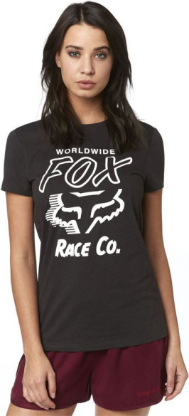 Tricou Dama Worldwide Crew Black