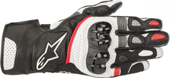 Manusi Piele SP-2 V2 Black White Red 2020