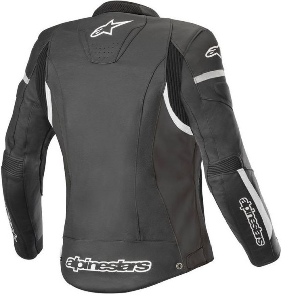 Geaca Moto Piele Dama Stella Kira Black White 2020