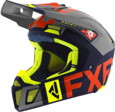 Casca MX Clutch Evo Navy Lt Grey Nuke Hi Vis