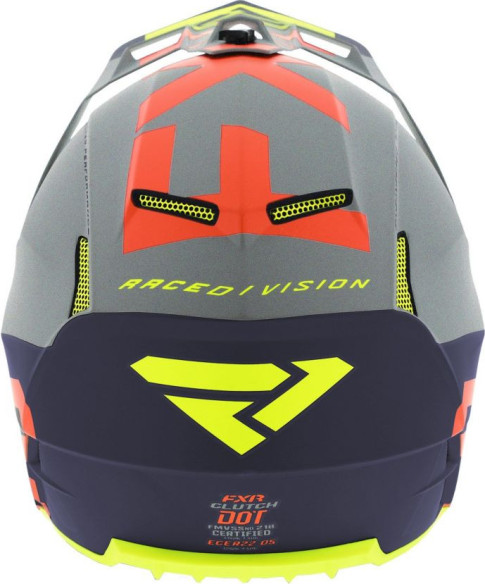 Casca MX Clutch Evo Navy Lt Grey Nuke Hi Vis