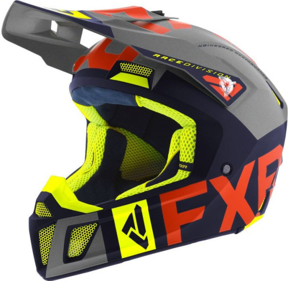 Casca MX Clutch Evo Navy Lt Grey Nuke Hi Vis