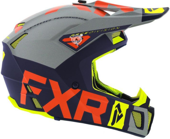 Casca MX Clutch Evo Navy Lt Grey Nuke Hi Vis