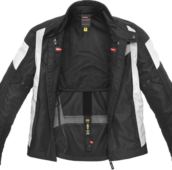 LICHIDARE STOC Geaca Moto Textila Breezy Net WP H2Out Black White