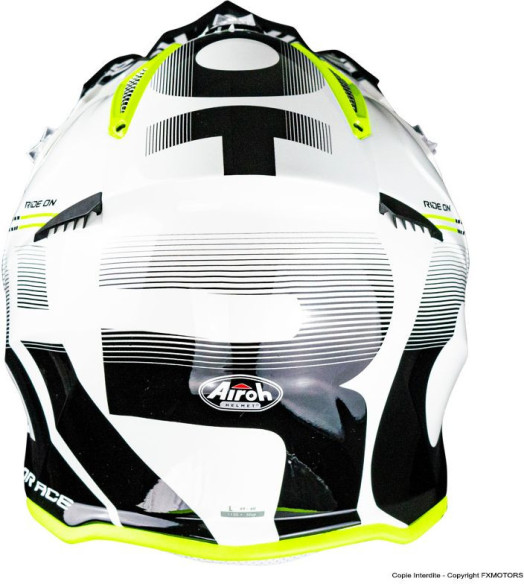 Casca Moto Enduro Aviator Ace Nemesi White Gloss