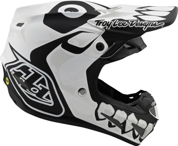 Casca MX TLD SE4 SKULLY LTD. EDITION