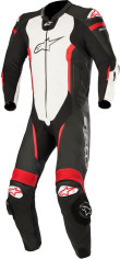 Combinezon Piele 1 PC Missile Tech-Air Compatible Black White Red