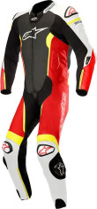Combinezon Piele 1 PC Missile Tech-Air Compatible Black Red Yellow