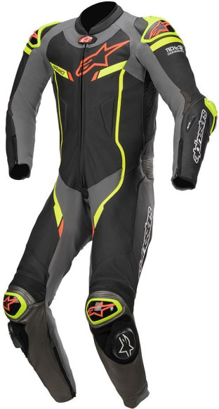 Combinezon Piele 1 PC GP Pro V2 PC Tech-Air Compatible Black Gray Green