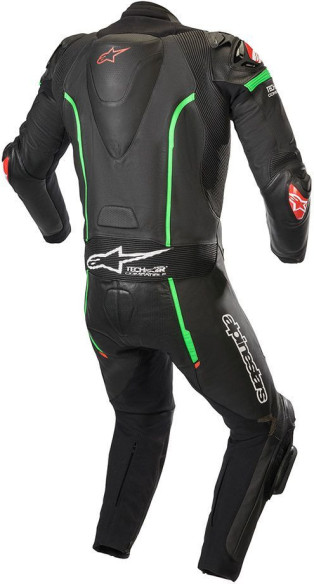 Combinezon Piele 1 PC GP Pro V2 PC Tech-Air Compatible Black Green