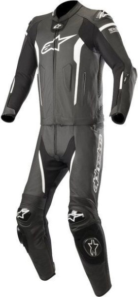 Combinezon Moto Piele 2 PC Missile Tech-Air Compatible Black White 2021