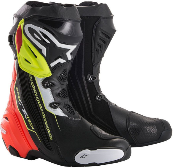 Cizme Racing Supertech R Black Red Yellow Fluo 2020