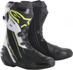 Cizme Racing Supertech R Black White Yellow Fluo 2020