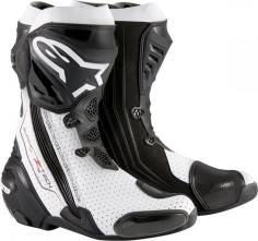 Cizme Racing Supertech R Black White Vented