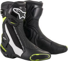 Cizme Racing SMX Plus V2 Black White Yellow 2020