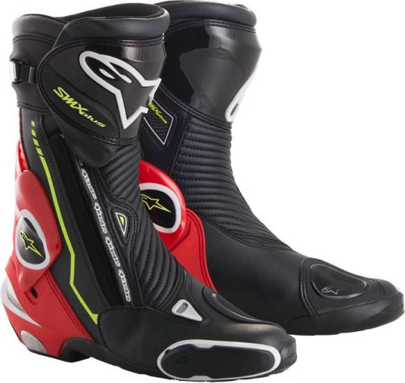 Cizme Racing SMX Plus Black Red Yellow