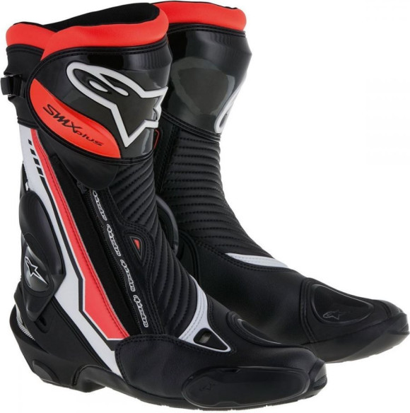 Cizme Racing SMX Plus Black Red White