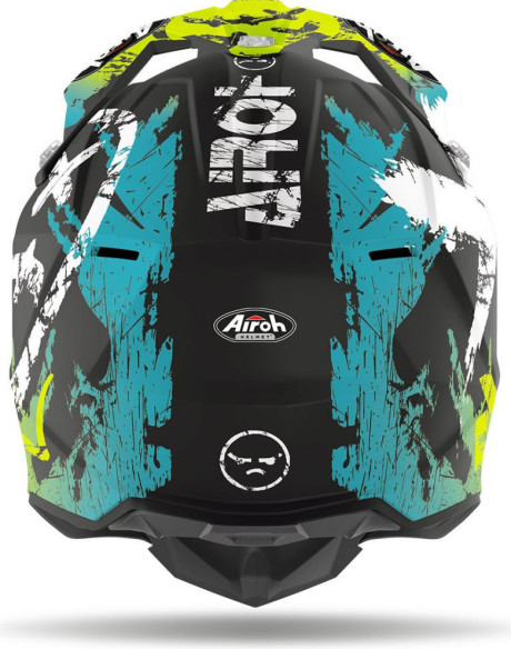 Casca Moto Enduro Wraap Smile Yellow Matt 2020