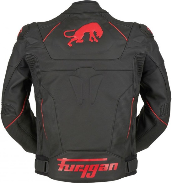 Geaca Moto Piele Raptor Evo Black Red 2020