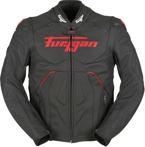 Geaca Moto Piele Raptor Evo Black Red 2020