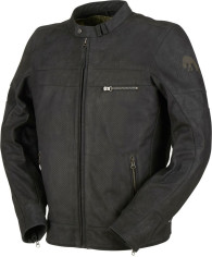Geaca Moto Piele Shepard Vented Black 2020