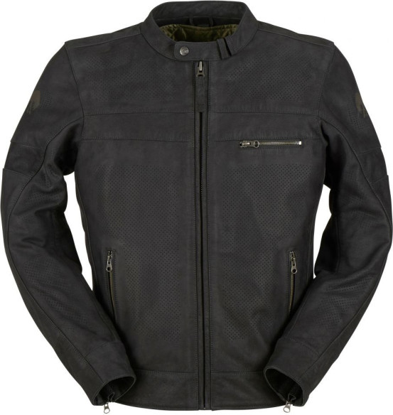 Geaca Moto Piele Shepard Vented Black 2020